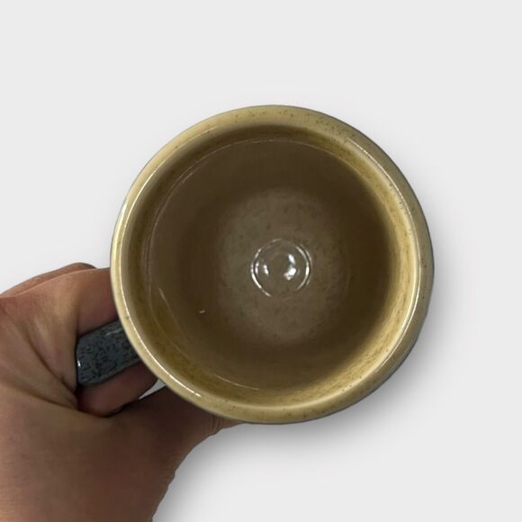 Vintage Hall Made in the USA 1273 Blue Speckled Irish Coffee Mugs Set of 2 - Picture 12 of 16